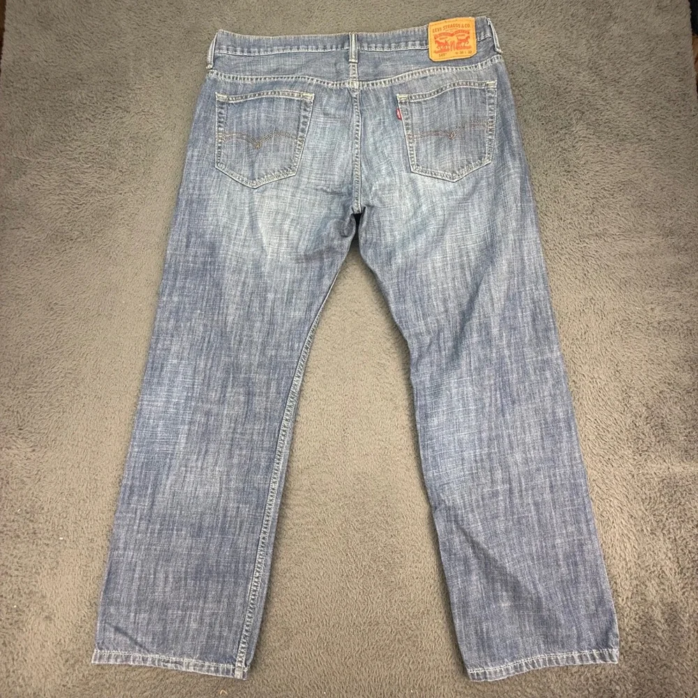 Levi's 569 Loose Straight Jeans Mens 36x32 Blue Denim Relaxed‎ Fit 00569-0133